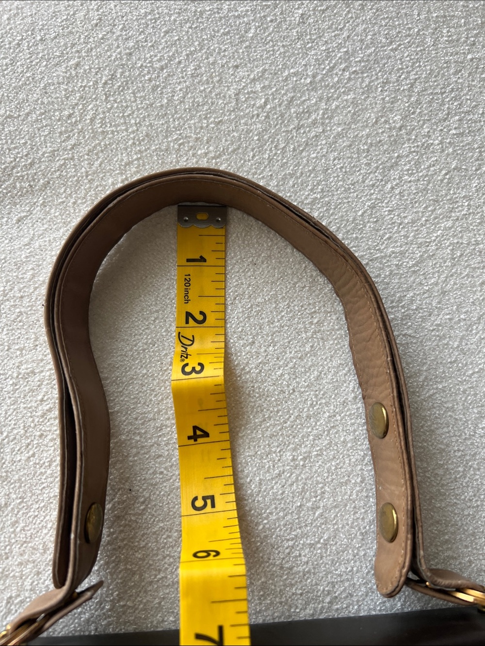 Vintage Black and Tan Structured Top-Handle Satchel - Picture 16 of 16